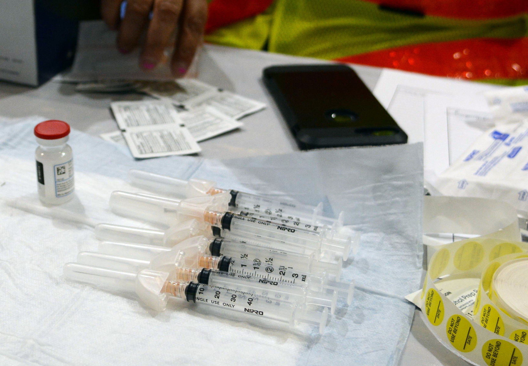 Baraboo community vaccination clinic, March 31